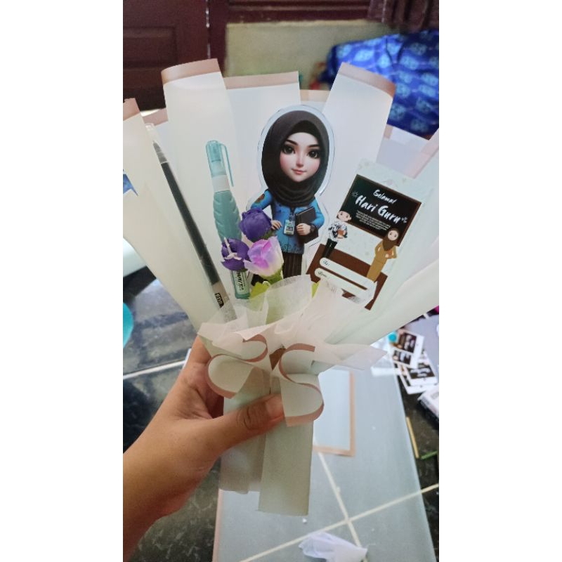 

Buket hari guru ready stok