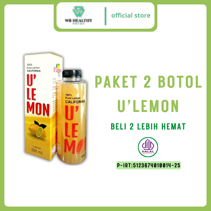 

U`LEMON sari lemon murni berkualitas 500ml