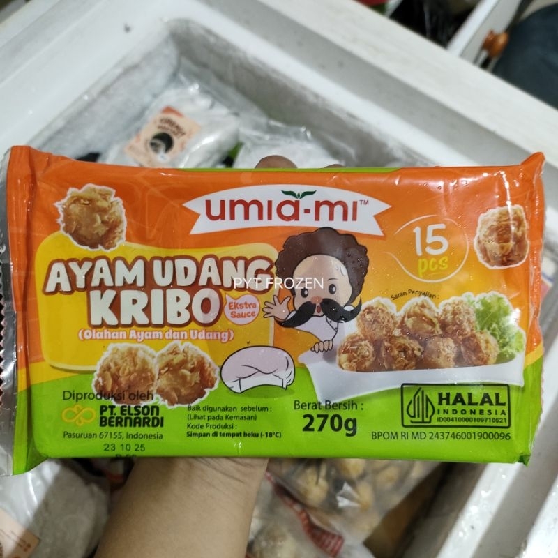 

UMIAMI AYAM UDANG KRIBO 270GRAM ISI 15