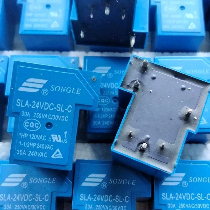 RELAY SONGLE DC 24V 6P 6 PIN 6 KAKI 24V 24 VOLT