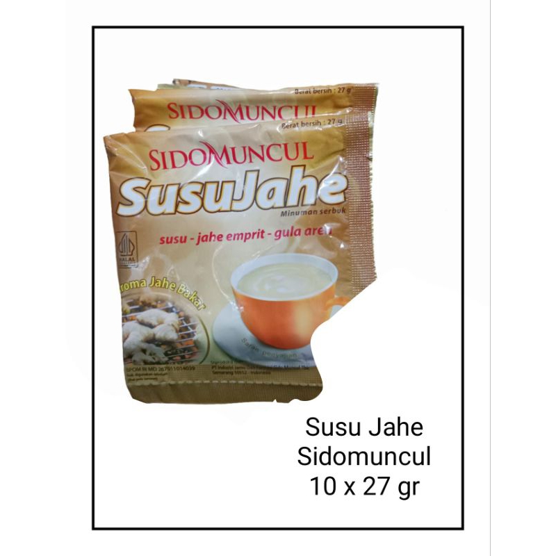 

Susu Jahe Sidomuncul serenteng 10 x 27 gr