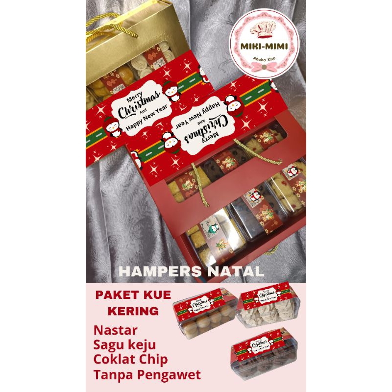 

hampers natal, hampers kue kering, paket kue kering, hampers premium