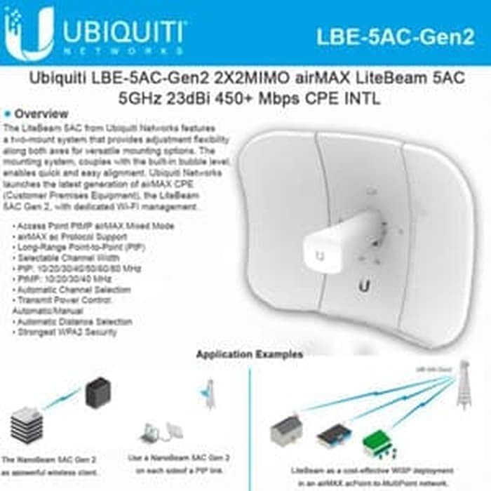 Ubiquity Litebeam 5ac Gen2 / LBE-5ac-Gen2