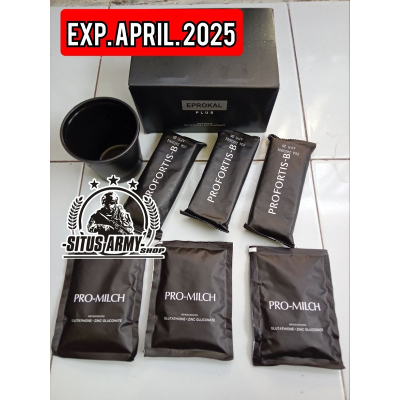 PAKET EPROKAL PLUS . SATU PAKET EPROKAL PLUS EXP APRIL 2025. IMUKAL BISKUIT TNI SEREAL. SUSU EPROKAL