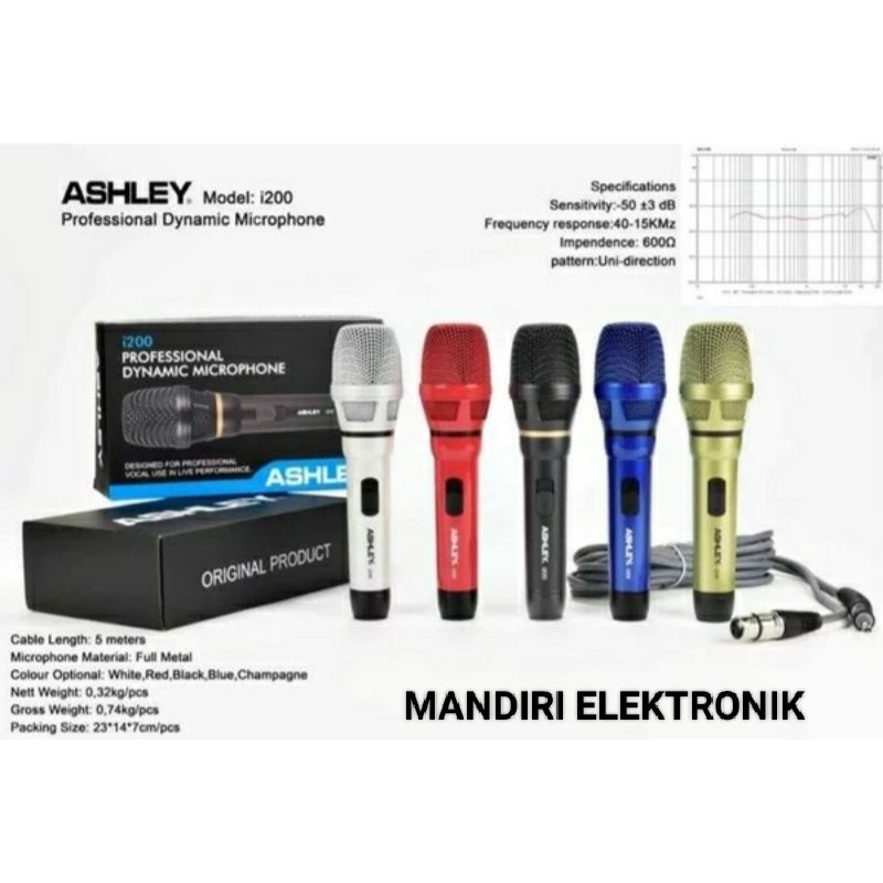 MIC Kabel ASHLEY i200 Original ASHLEY