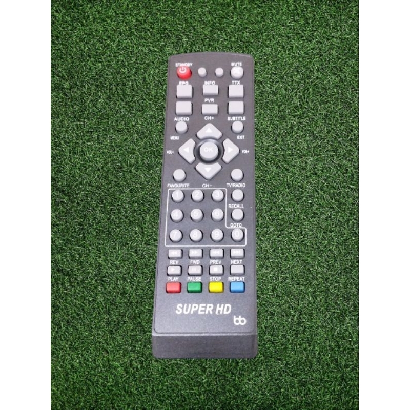 0REMOT REMOTE STB SUPER HD 168 GOL / REMOT SET TOP BOX SUPER HD 168 GARDINER STB Remote