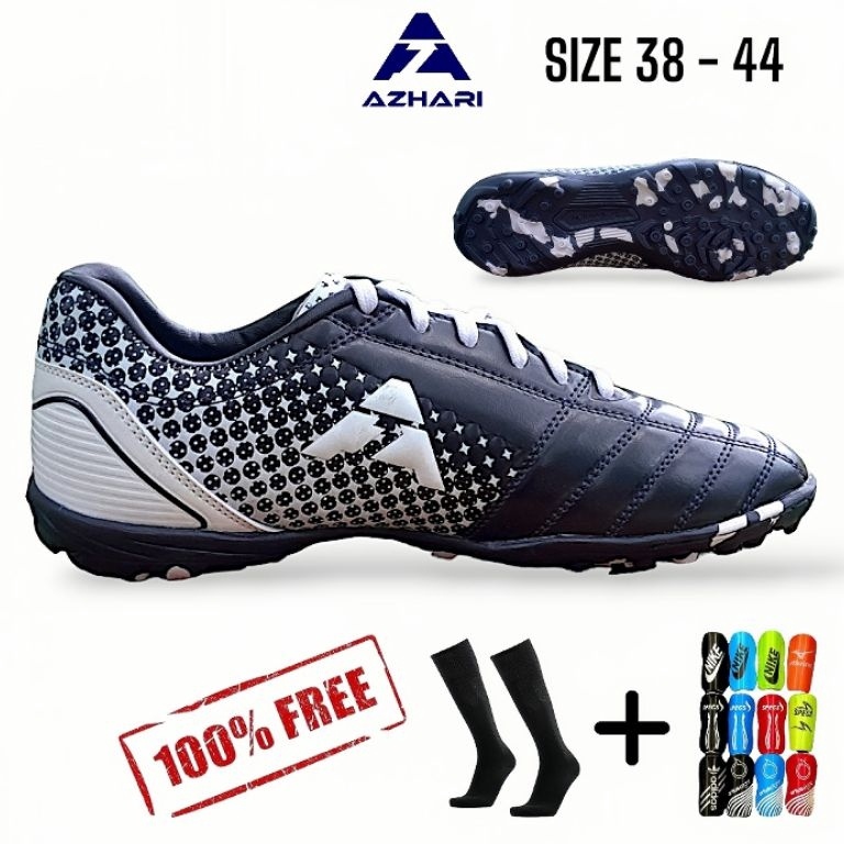 TERBAIK Azhafi  Sepatu Mini Soccer Futsal Azhafi Azhari Star Ball Sol Turf Gerigi Lapangan Rumput Si