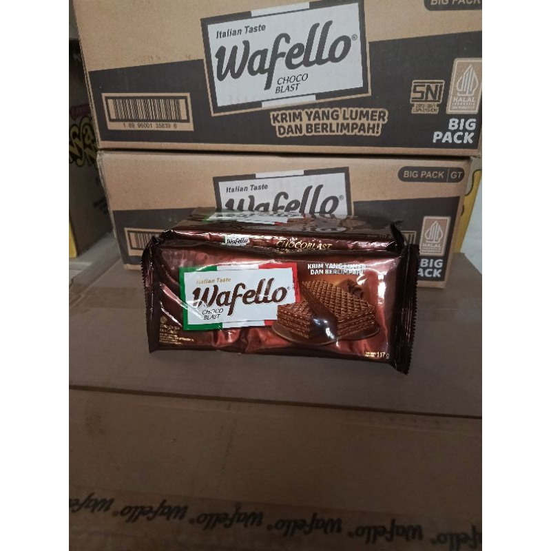 

Wafello wafer pack 117gr rasa Cokelat