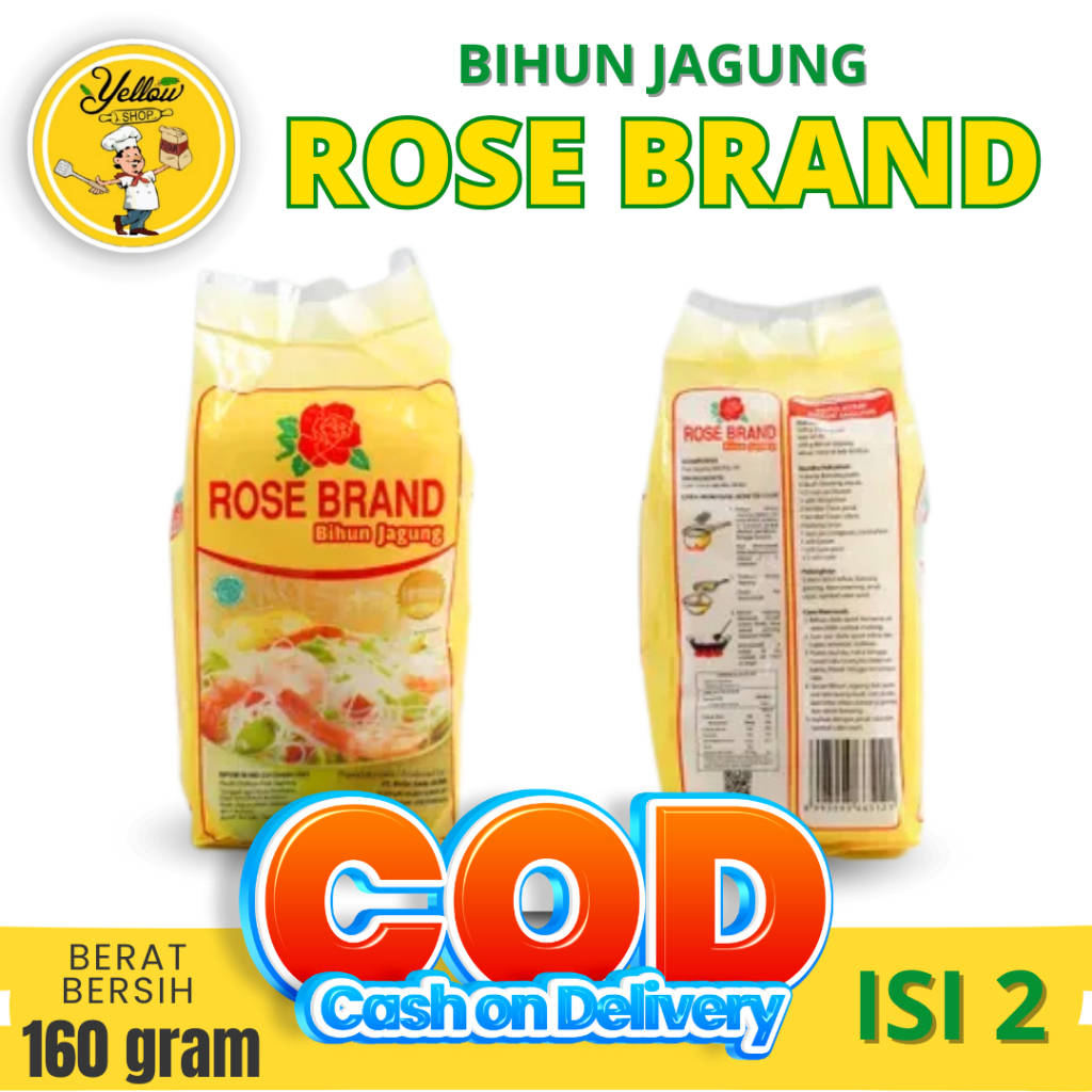 

BIHUN JAGUNG ROSE BRAND 160GR