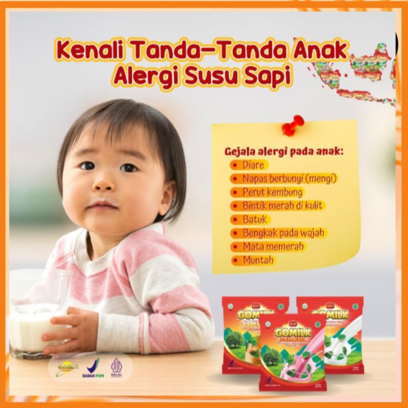 

[BISA COD] GOMILK SACHET | Netto 25gr | Susu Etawa Plus Herbal