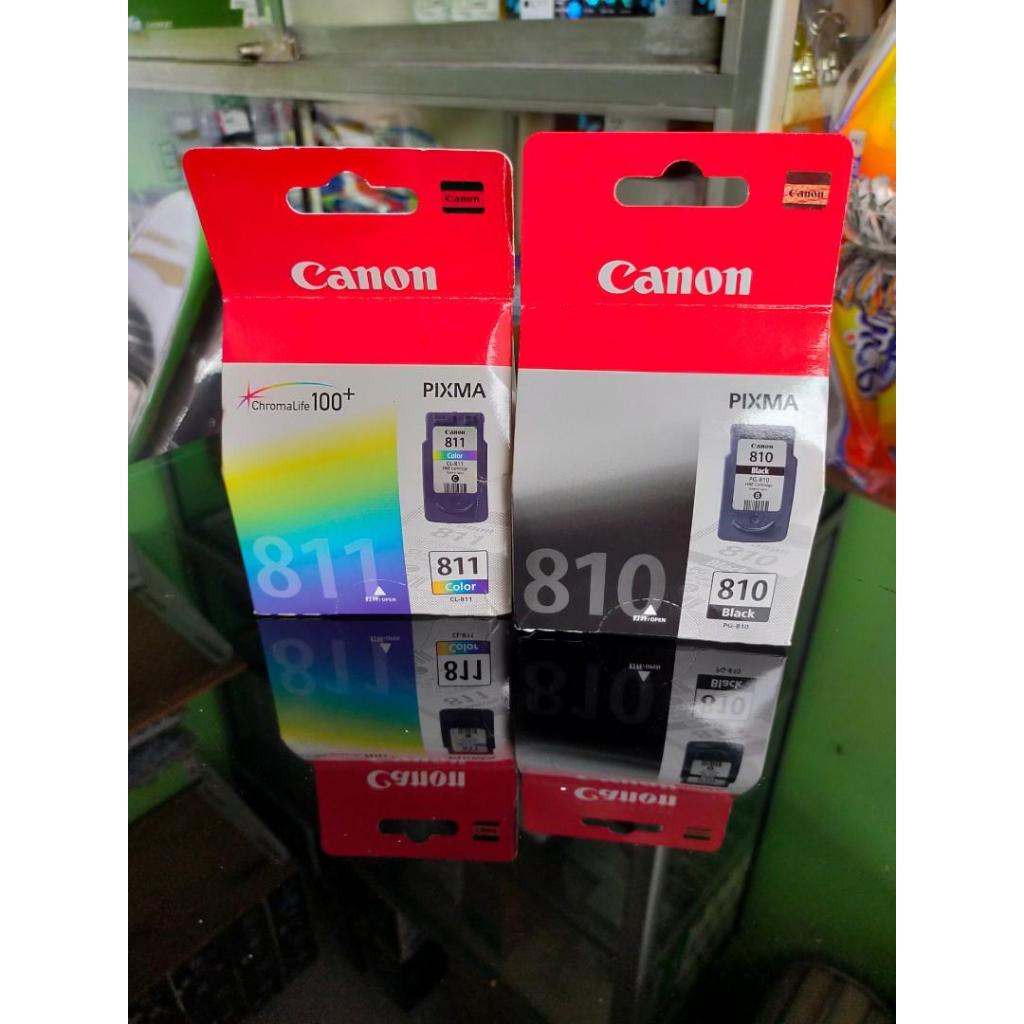 Cartridge Canon 810 black & 811 color 1 SET ORIGINAL Catridge Printer iP2770 MP237 MP245 MP287 MP497