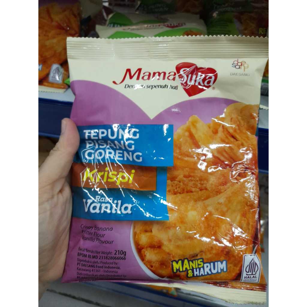

MAMA SUKA TEPUNG PISANG GORENG VANILA 210G