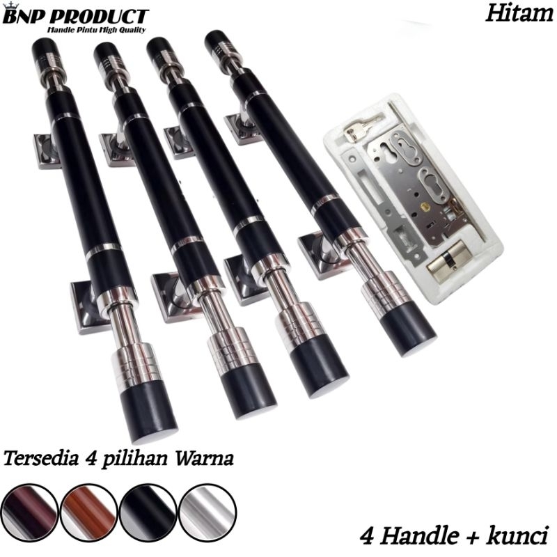 4Gagang pintu + 1set kunci,Hendel Pintu Minimalis Model Barbel. Panjang 45cm_ 150cm gagang pintu min