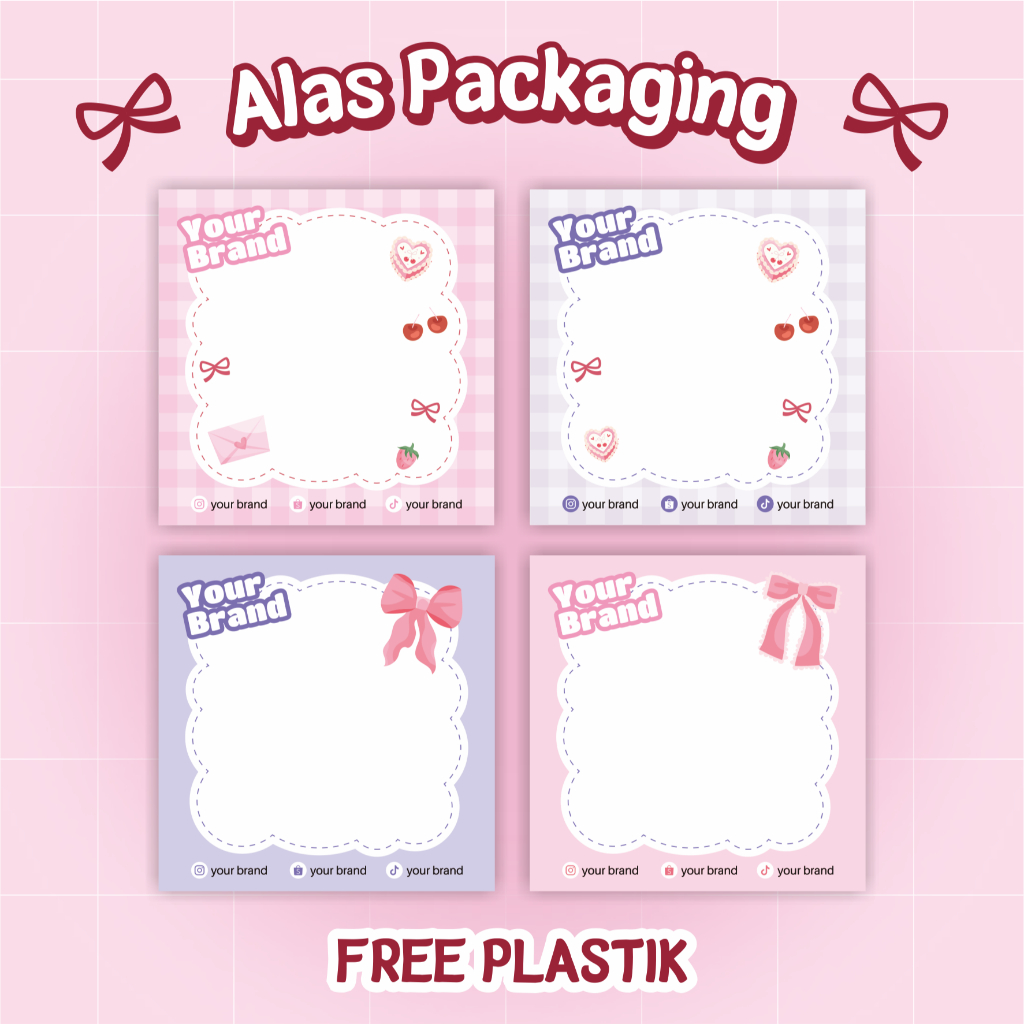 

[FREE PLASTIK] Alas Packaging Alas Packing Aksesoris ukuran 7x7cm, 8x8cm | Alas Packaging Gelang | Alas Packaging Gelang | Alas Packaging Kalung | Alas Packaging Aksesoris