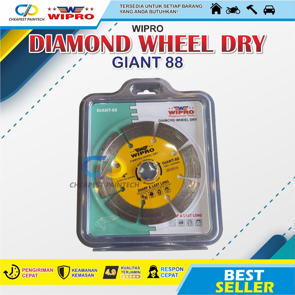 WIPRO DIAMOND WHEEL DRY GIANT 88