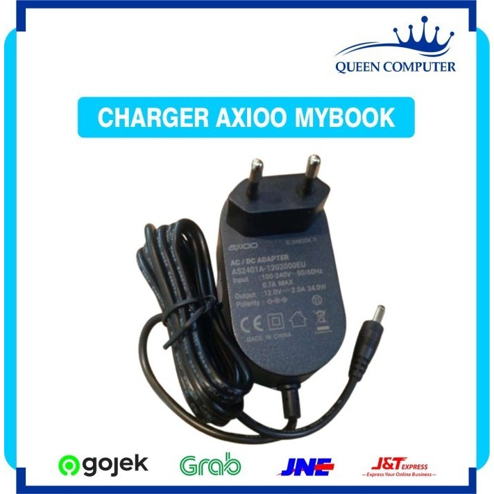 Charger Axioo Mybook 14 11 10 Cas Charger 11g 14e 14f 12V 2A