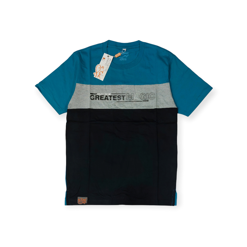 Kaos oblong ie' tuna kombinasi uk L - XXL