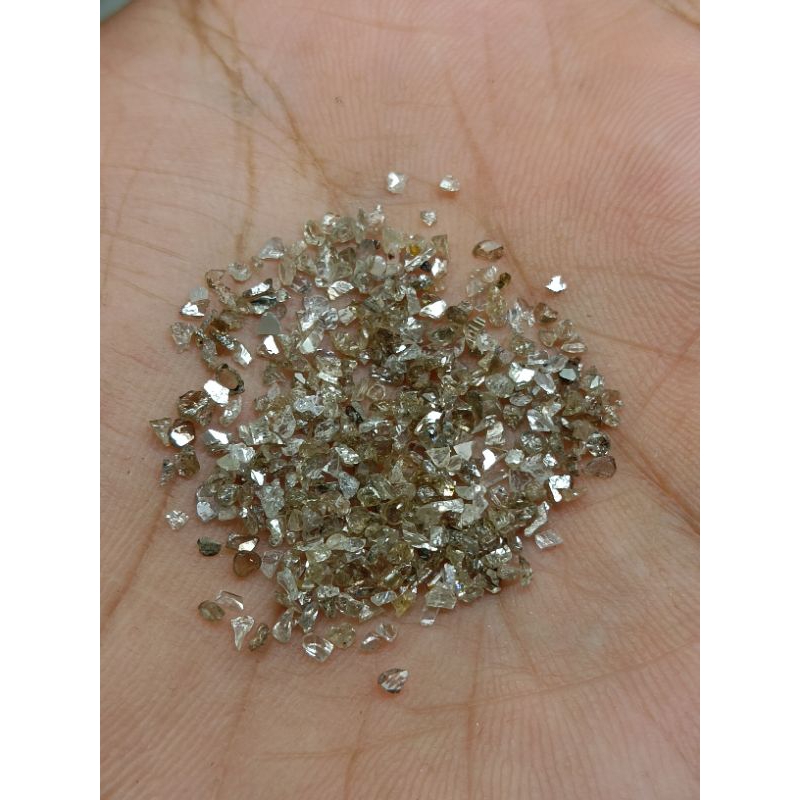 paket hemat intan lantakan/intan mentah/intan belahan paket hemat 1crt isi 40bj - 50bj