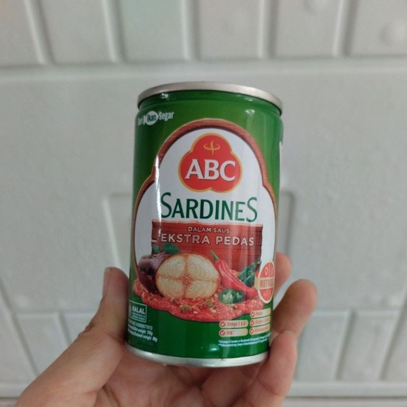 

ABC Sardines Saus Extra Pedas uk 155gr