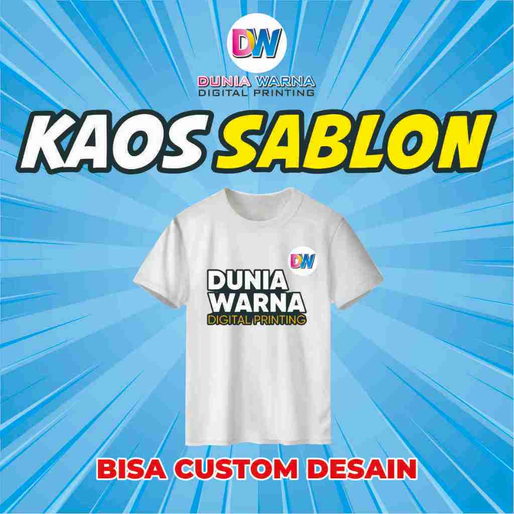 KAOS SABLON/ SABLON KAOS/SABLON KAOS CUSTOM/KAOS CUSTOM