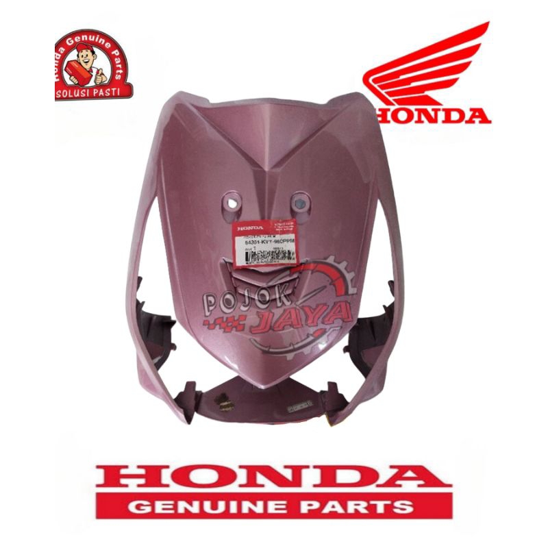 Tameng body depan Honda Beat Karbu Original Pink 64301-KVY-960PPM