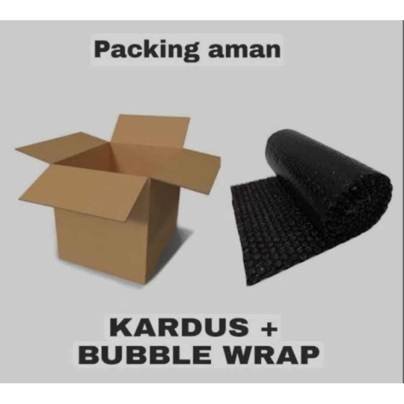 

packing bubble wrap / double kardus