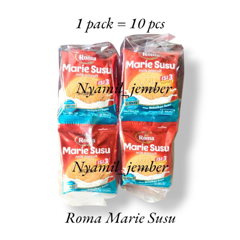 

(1 PACK = 10 PCS) ROMA MARIE SUSU 16,5 GR