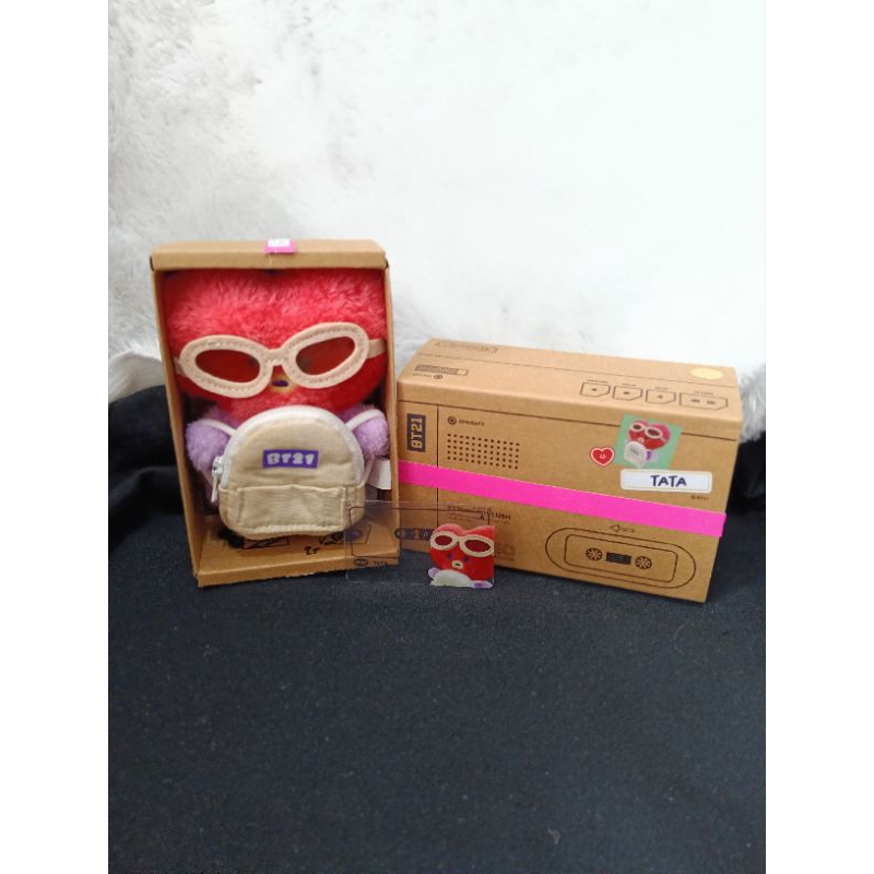 Official BT21 Minini Stereo Standing Plush Doll LINE Friend - TATA