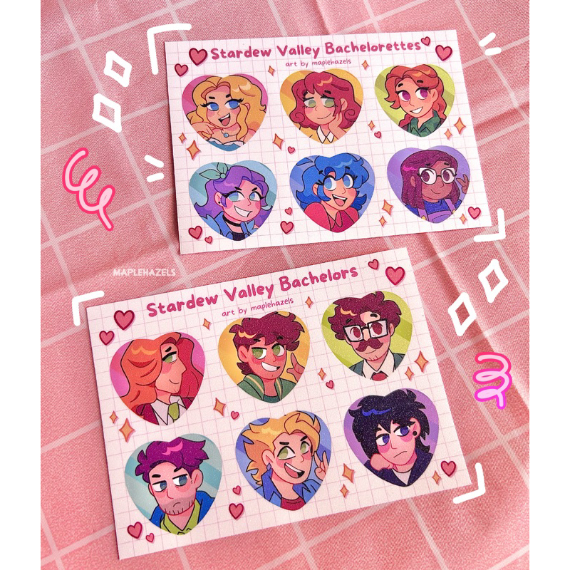 

stardew valley sticker sheet | comifuro 19 aftersale
