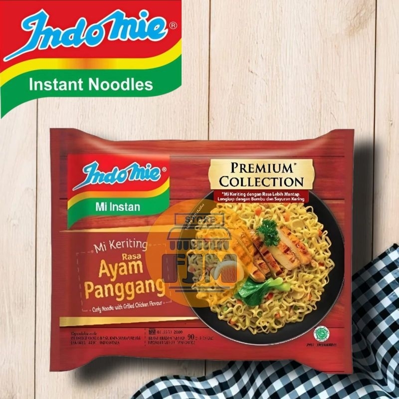 

Indomie mi keriting rasa ayam panggang