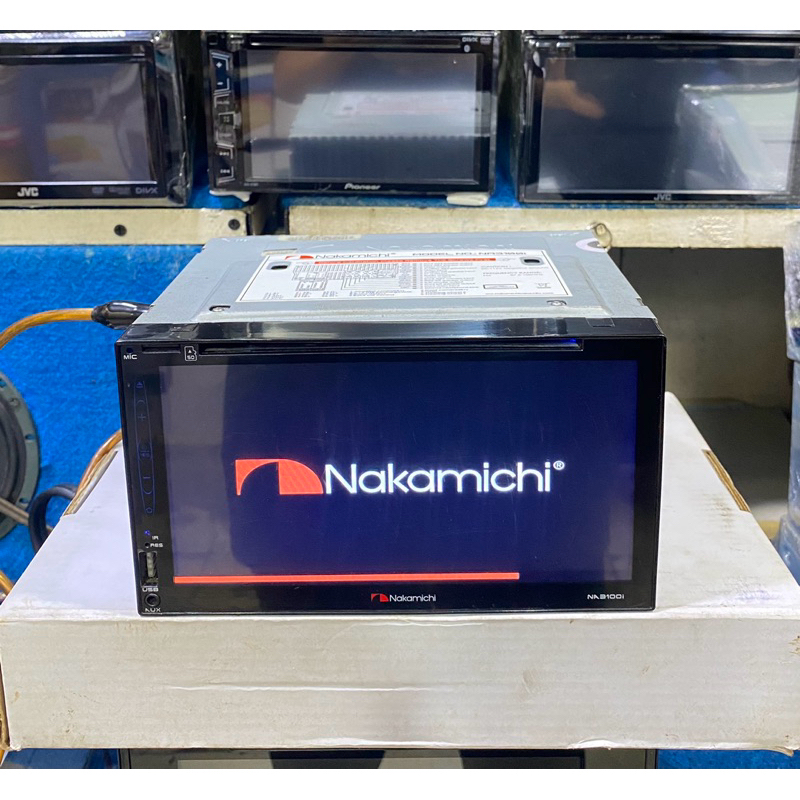 Head Unit Double Din Nakamichi ukuran 7 inch bluetooth