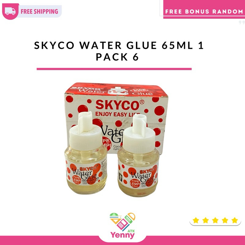 

Skyco Water Glue 65 Ml | Water Glue 1 Pack 6