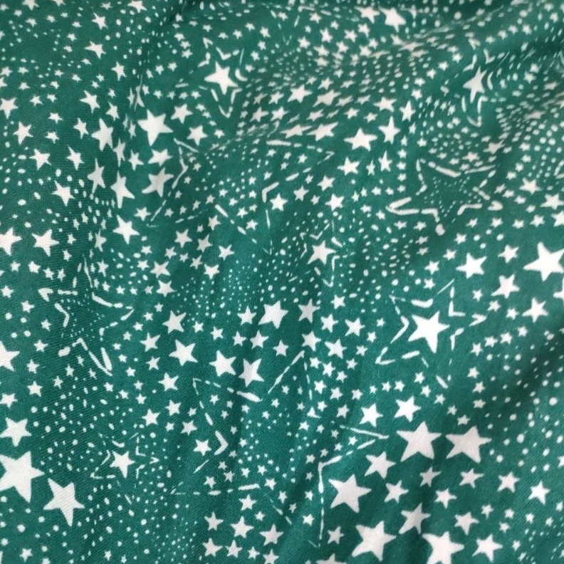 KODE T69X KAIN KILOAN KATUN RAYON TWILL TEBAL LEMBUT TIDAK MUDAH KUSUT BINTANG HIJAU