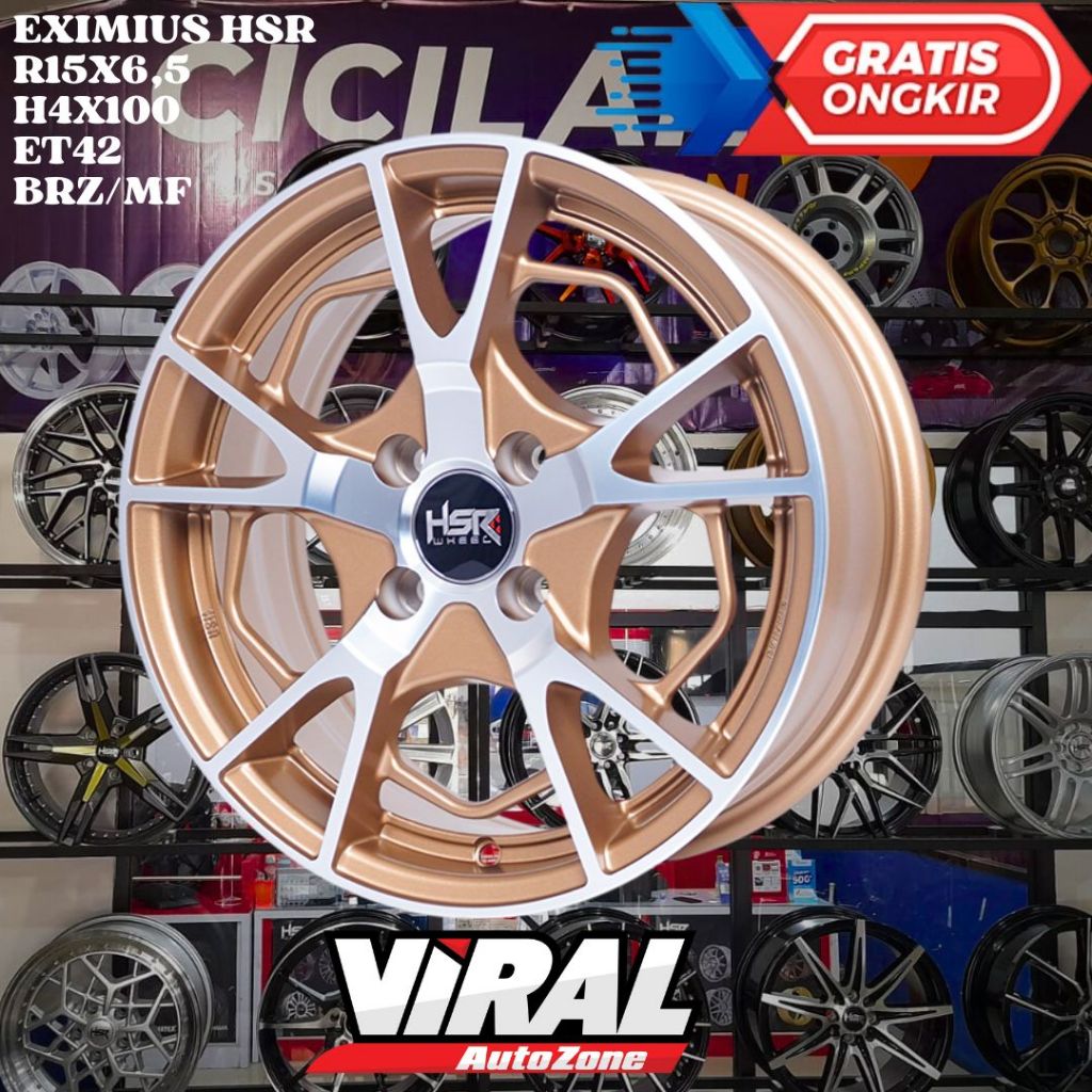 HSR EXIMIUS RING 15 R15 UNTUK VELG MOBIL SPLASH , IGNIS , SIRION , CERIA