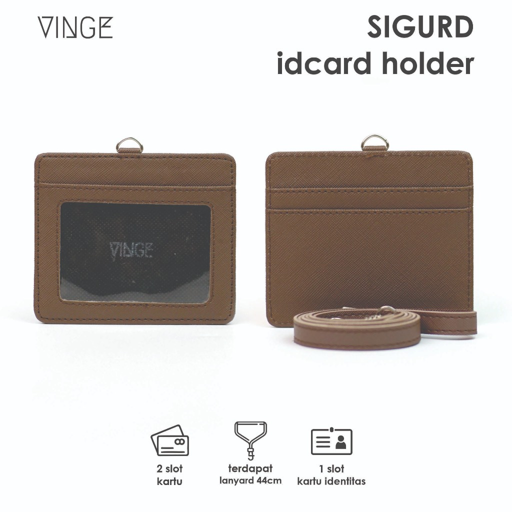 

VINGE SIGURD - Lanyard Id Card Holder aesthetic Nametag