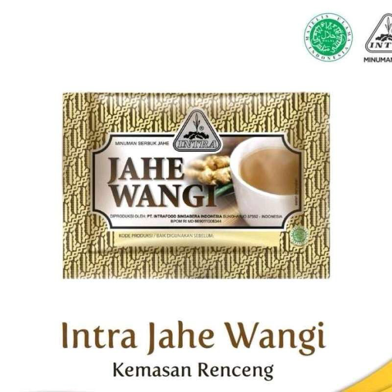 

Jahe Wangi Intra Minuman 1 Renceng isi 10 sachet 19gr