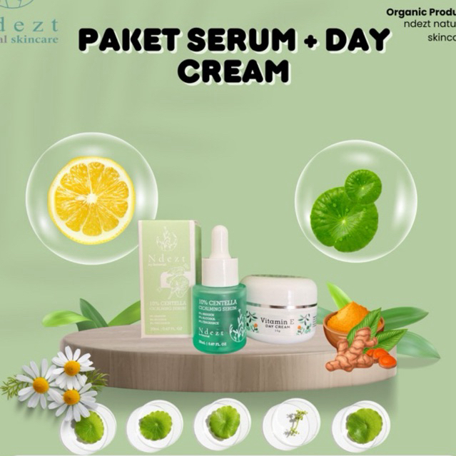 PAKET Serum dan day cream // ndezt natural secincare