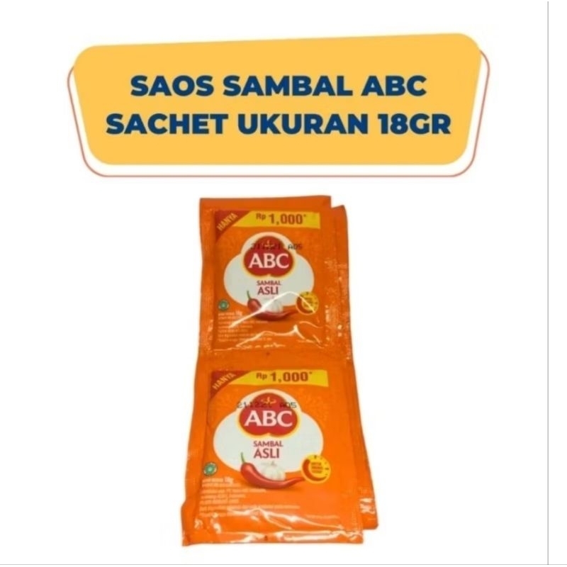 

ABC Saus Sambal Asli 22 x 8 Gram