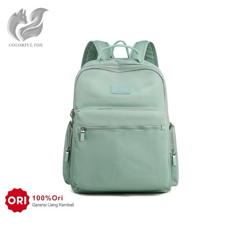 Colorful Fox 0459 Pistachio Green Backpack Original