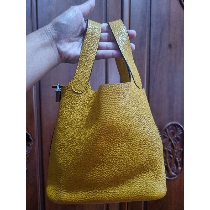 Preloved Picotin Hermeskremes Mustard