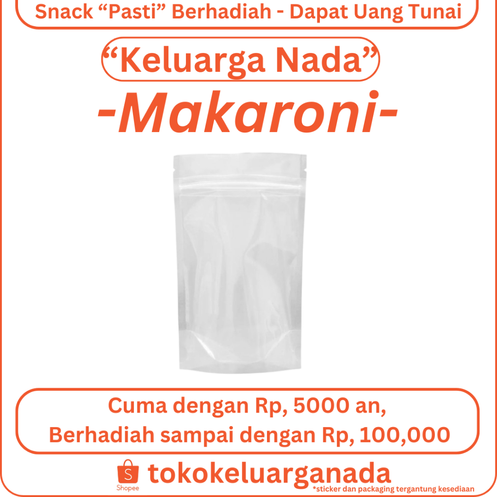 

SNACK PASTI BERHADIAH | "Makaroni" - Keluarga Nada