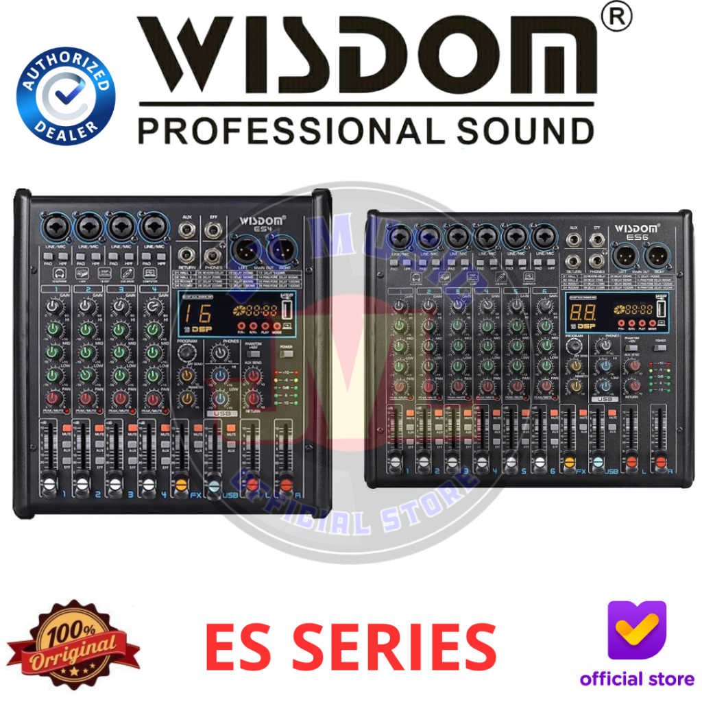 Wisdom ES4 ES6 ES Series Mixer Audio Wisdom ES-4 ES-6