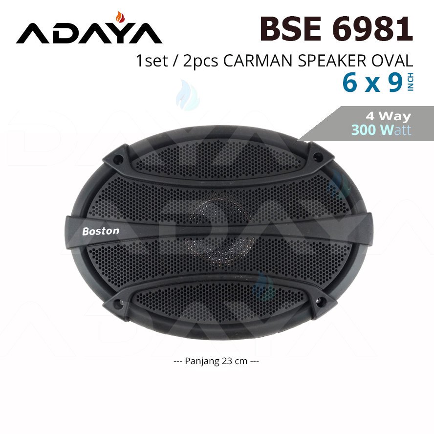 SPEAKER OVAL SEPASANG PINTU MOBIL BOSTON BSE 6981 IK4
