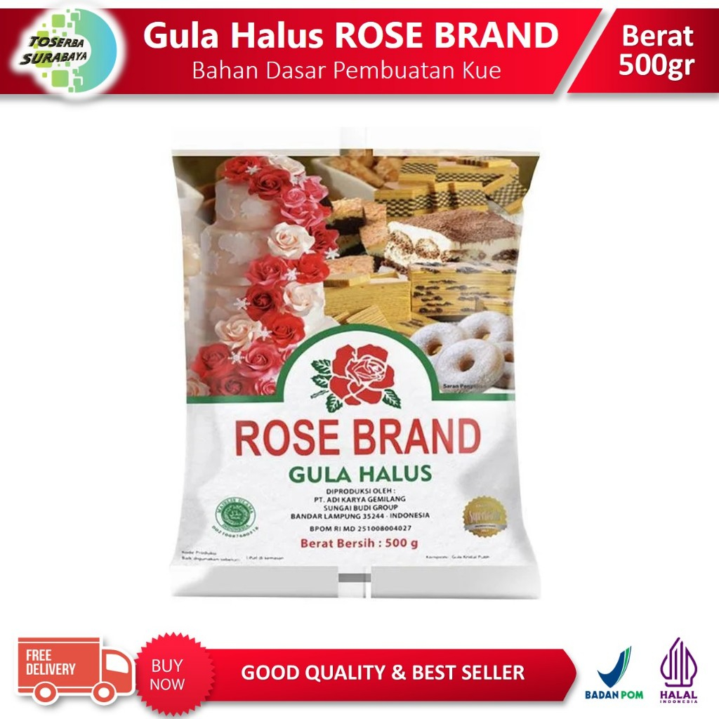 

GULA HALUS ROSE BRAND 500gr (Lebih Higienis & Berkualitas) Best Price