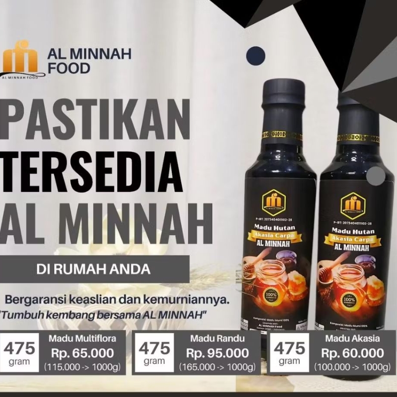 

Madu Hutan Murni 100% AL MINNAH1000gr