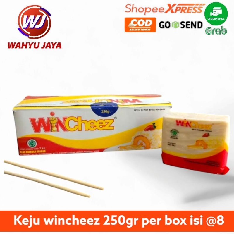 

keju wincheez 250gr per box isi @8