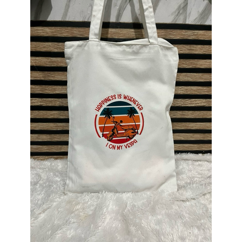 TOTEBAG CANVAS CUSTOM (+RESLETING) SABLON TOTEBAG CANVAS