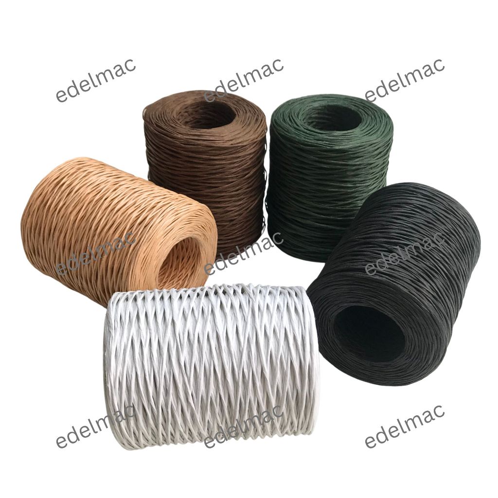 

Tali Kawat Berlapis Kertas Paper Rope Wire Yarn Decoration Flower Bouquet Karangan Bunga Kerajinan Seni Handcraft DIY
