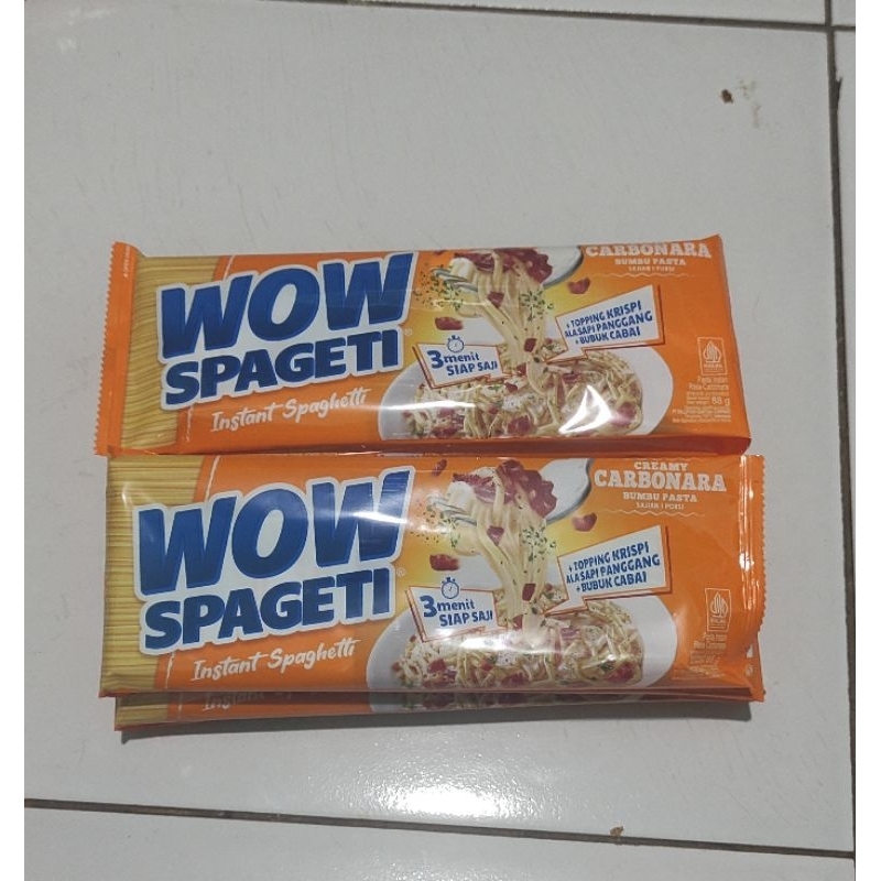 

WOW Spageti Instant Creamy Carbonara