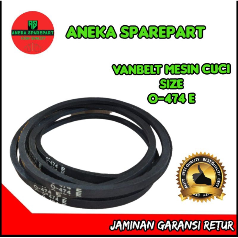 vanbelt mesin cuci size O-474 E original